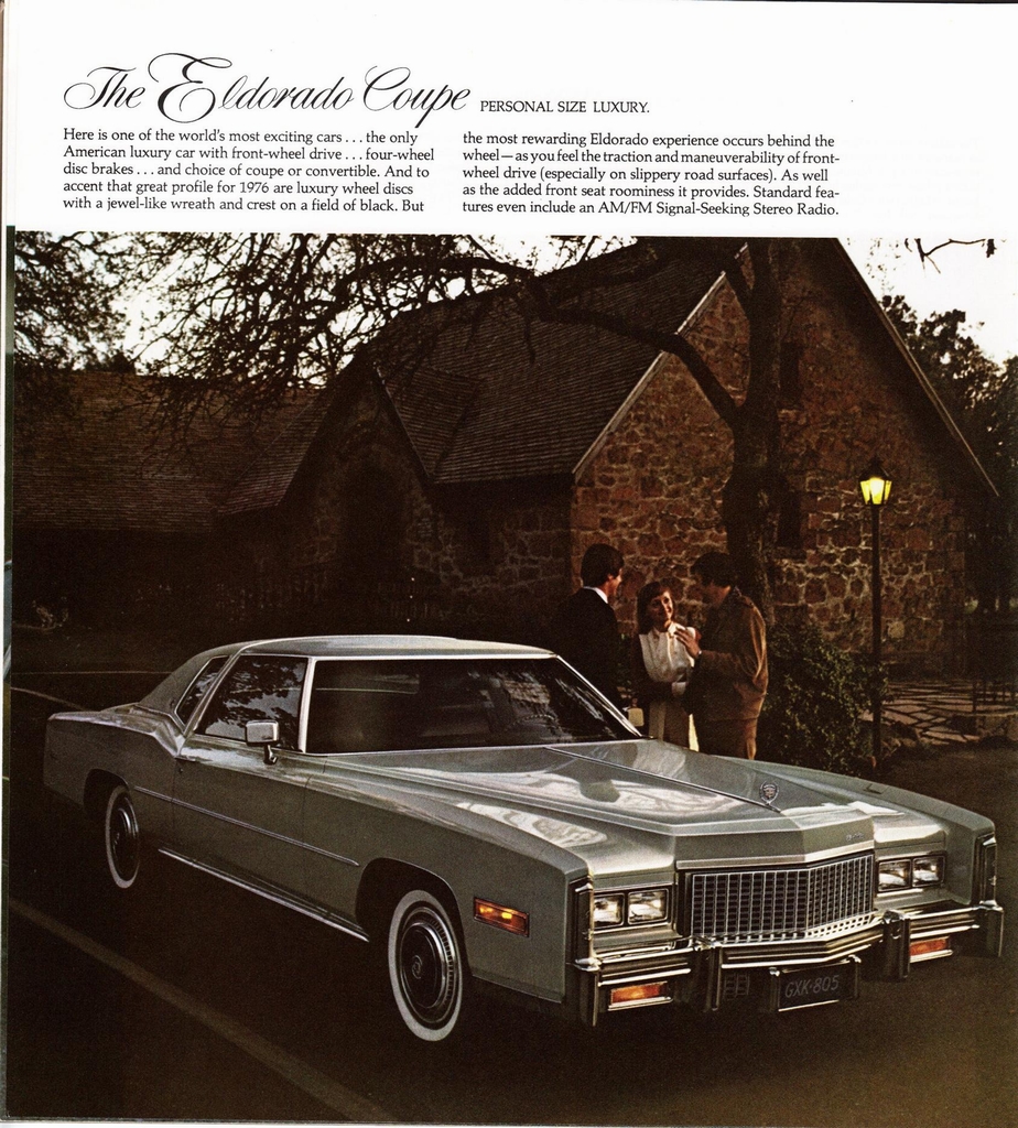 1976 Cadillac Full-Line Prestige Brochure Page 23